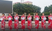 上海香何花广场舞《红楼梦》旗袍团扇T台走秀 演示和分解动作教学