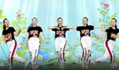 化州花开朵朵广场舞《酒醉的蝴蝶》网红流行水兵风格32步 演示和分解动作教学
