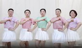 林州芳心广场舞《疯狂爱一回》原创动感健身舞 演示和分解动作教学