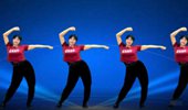 阿采广场舞《一颗心一个你》健身操收腹减肥轻松学 演示和分解动作教学