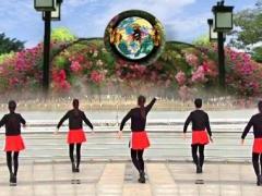 青儿广场舞《北京南站》背面演示及分解教学 编舞青儿