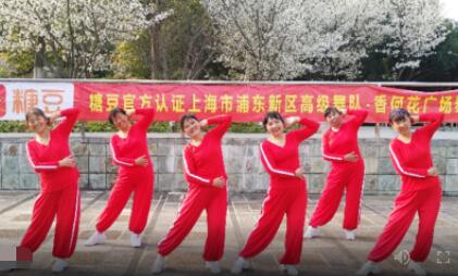 上海香何花广场舞《闺蜜姐妹》活力健身舞 背面演示及分解教学 编舞香何花