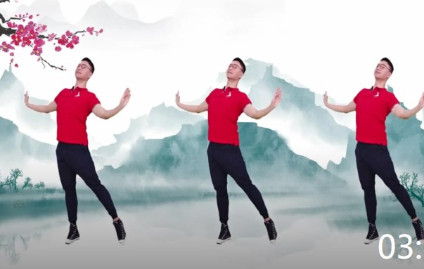 王广成广场舞《红梅赞》简单好看容易学，红色经典歌曲