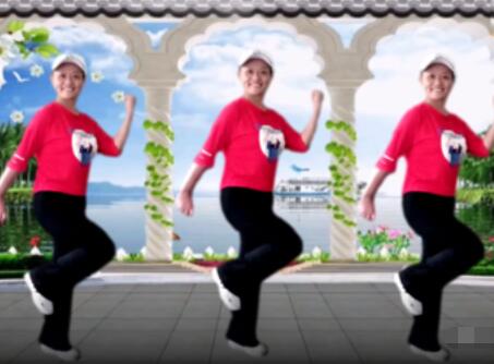 微笑999化丽广场舞《溜溜的姑娘像朵花》简单16步步子舞 背面演示及分解教学