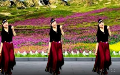 心语广场舞《太阳姑娘》原创藏族舞 背面演示及分解教学 编舞心语