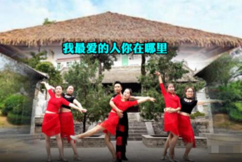 杨光广场舞《我最爱的人你在哪里》双人对跳 背面演示及分解教学