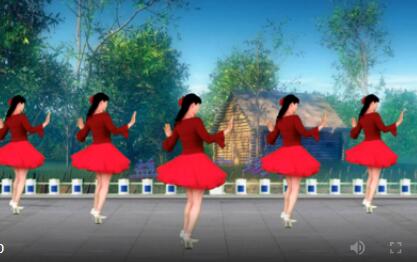益馨广场舞《风雨中的情》原创舞蹈32步健身舞 背面演示及分解教学