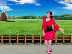 湖南灵迈广场舞马背上的情歌 正背面演示及分解动作教学 编舞窕红辣椒