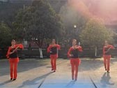 香遇广场舞欢乐中国年 正背面演示及分解动作教学 编舞香遇