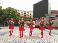 上海香何花广场舞《爱的思念》背面演示及分解教学 编舞杨水让