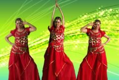 四川山妹子广场舞《欢乐的跳吧》印度舞曲 背面演示及分解教学 编舞山妹子
