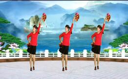 幸福的感觉广场舞《中国梦》背面演示及分解教学 编舞梅儿