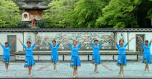 安徽舞之美广场舞《美丽的卓玛》背面演示及分解教学 编舞舞之美