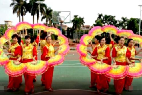 湛江红苹果广场舞《我和我的祖国》迎国庆变队形舞 背面演示及分解教学