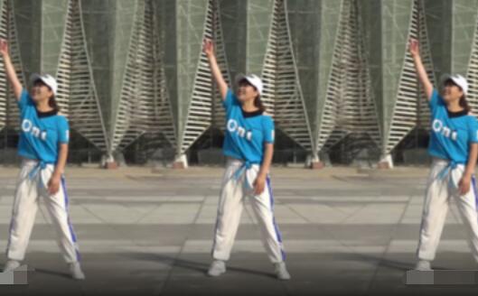 子青广场舞《千年等一回》网红流行摆胯活力健身舞 背面演示及分解教学