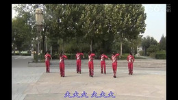 北京灵子广场舞火火的中国梦 附分解动作教学 原创编舞灵子