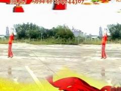 颜儿广场舞红红的中国 附分解动作教学 原创编舞颜儿