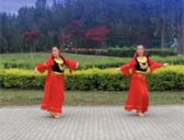 西安悠然广场舞花儿这样红 新疆舞 附分解动作教学 原创编舞笑言
