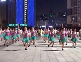 重庆叶子广场舞北京的金山上 附分解动作教学 原创编舞凤凰六哥