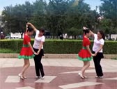 香儿广场舞幸福就是你和我 双人舞 附分解动作教学 原创编舞香儿