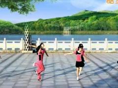 江西万安滨江广场舞世界上最美的花 跑跑舞 附分解动作教学 原创编舞如月