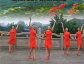 漓江飞舞广场舞花花姑娘 双人对跳恰恰 附分解动作教学 原创编舞青春飞舞