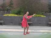 天水滨河广场舞最美的姑娘在拉萨 附分解动作教学 原创编舞红红