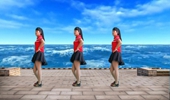 小娜姐广场舞《都说》简单32步跟着跳就会含分解动作教学
