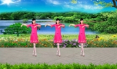 河北青青广场舞《黄梅戏对花》64步舞蹈含分解教学唱词甜美舞步优美简单好学