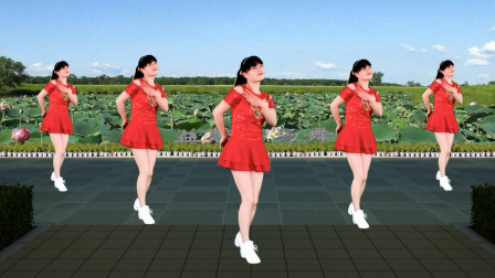 益馨广场舞《火火的中国火火的时代》载歌载舞祝福祖国