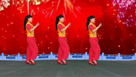 玫香广场舞迎新年广场舞《喜庆唢呐》手绢舞好听好看