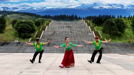 藏族舞蹈团队版《今生相爱》这舞太美了
