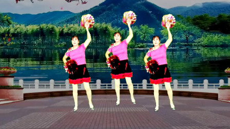 高安迷采广场舞网红热歌《甜甜甜》流行歌曲适合中老年跳的广场舞