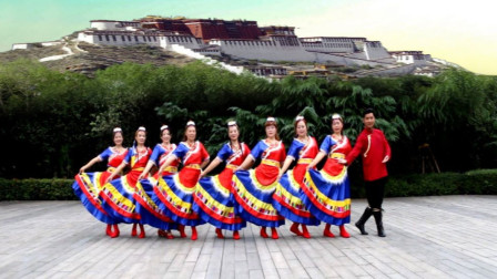 藏族舞《天路》编舞六哥老师个人版展示