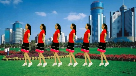 流行32广场舞《谁家的姑娘》背面演示含分解动作教学