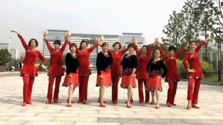 张云舞蹈队《东方红》裕安区第四届广场舞大赛作品