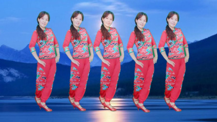 紫月兰香广场舞《我是真的好爱你》32步步子舞