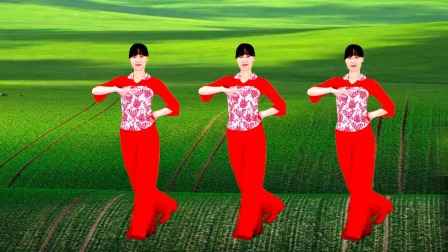 网络热歌广场舞《小行囊》动感节奏32步简单易学