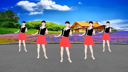 健身减肥操广场舞《半生》动感流行64步歌嗨舞也美