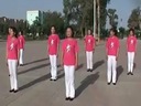 新疆兵团中老年健身操队表演 广场舞火苗