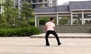 广西廖弟健身舞系列广场舞 - 《青青的青海》附 背面演示