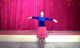 紫玫瑰广场舞篝火圆舞曲 正背面口令分解动作教学 编舞索洁