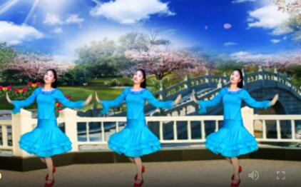 昌黎波波广场舞《花儿开放在春天里》背面演示及分解教学 编舞波波