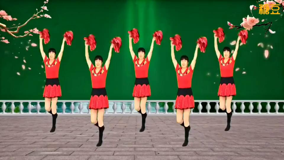 成碧姐妹广场舞《中国娃》原创32步花球舞热闹欢快附教学