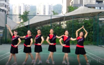 重庆叶子广场舞《2019一起嗨》原创32步 背面演示及分解教学 编舞叶子