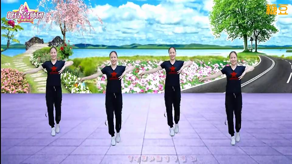 重庆叶子广场舞《承诺都是谎言》旋律简单的单人水兵舞