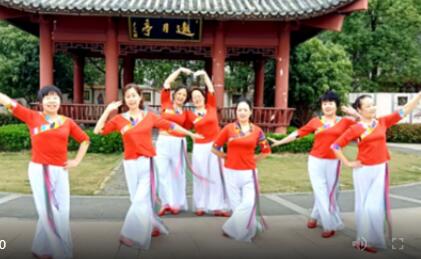 安徽滁州恋红颜广场舞《妈妈》背面演示及分解教学 编舞小琴