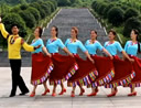 凤凰六哥广场舞《纳木错的眼泪》藏族舞 背面演示及分解教学 编舞六哥