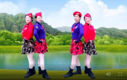 广州太和珍姐广场舞《爱就要爆灯》32步对跳水兵舞 背面演示及分解教学
