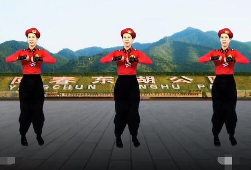 广州太和珍姐广场舞《你是我拒绝别人的理由》背面演示及分解教学